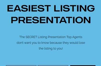 Easiest "Listing Presentation"